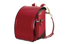 No.309-05 ふわりぃ25トレーズカーマイン×ブラウン ／ ランドセル ベテラン職人 メイド・イン・ジャパン 日本製 高品質 コンパクトタイプ 軽量 丈夫 千葉県