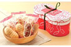 [№5904-0200]最中 ぴーなっつ最中 16個詰 セット 詰め合わせ 和菓子 お菓子 菓子 スイーツ デザート おやつ ピーナッツ最中 もなか ピーナッツ なごみの米屋 千葉 千葉県 成田市