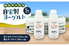 [№5904-0228]自家製ヨーグルト5本セット 乳製品 食べるヨーグルト 飲むヨーグルト