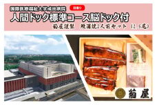 [№5904-0460]国際医療福祉大学成田病院人間ドック標準コース脳ドック付（日帰り）と菊屋謹製　鰻蒲焼2人前セット（2.5尾）【 日帰り人間ドック 鰻蒲焼 CT 腫瘍マーカー 甲状腺 胃内視鏡 空腹時血糖 】