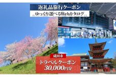 [№5904-0672]千葉県 成田市 旅行クーポン 30,000円分 成田空港 成田山 新勝寺 観光 旅行 ホテル 旅館 老舗 高級 トラベル チケット 家族 カップル 宿泊 予約 おすすめ 旅行券 宿泊券