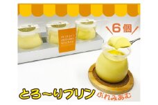 No.018 みのりとろ～りプリンぷれみあむ　6個セット ／ デザート 濃厚 なめらか 千葉県