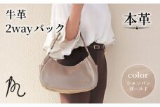 本革 ショルダーバッグ トートバッグ 2way シャンパンゴールド かばん 鞄 カバン トート ハンドバック 手提げ 革 牛革 レザー 取り外し 大容量 収納力 軽い 通勤 ビジネス お出かけ コロン 贈答 ギフト プレゼント 記念日 お祝い メディア 千葉県 旭市 髙野縫製 ぬいざえもん ths004