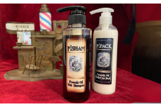 シャンプー パック ピーシャン&ピーパック セット  (ピーナッツオイル入り)  オイル  ヘアケア こだわり 理容師考案 肌ケア 地肌ケア 髪の毛 健康 はり こし ハリ コシ 満足 使用感 香り 洗浄 解説付き ダブルケア 植物エキス しなやか ふんわり 仕上がり 送料無料 Hair Entertainer Gollista 千葉県 旭市
