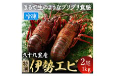 伊勢海老 リキッド凍結伊勢海老 刺身用 2尾 約1kg 九十九里 新鮮 刺し身 刺身 さしみ 真空 冷凍  旨味 甘み 鮮度 美味しい 贅沢 ご褒美 豪華 ギフト プレゼント 贈答  贈答用 記念日 家族 友人 パーティー 食事会 お祝い 祝い 送料無料 ふるさと納税 不動丸 千葉県 旭市 fdm024