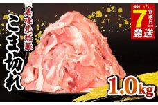 豚肉 こま切れ 1kg ＜ 最短7営業日以内発送 ＞ 豚こま 小分け 真空パック 500g 国産 千葉県産 銘柄 美味北総豚 豚 豚こま肉 豚コマ肉 こま肉 切り落とし カレー 鍋 野菜 炒め 炒め物 煮物 家庭用 送料無料 産地直送 便利 人気 おすすめ 新鮮 時短 冷凍 千葉県 旭市 旭食肉協同組合 ask010