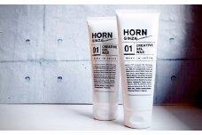 ジェルワックス HORN（ ホルン ）クリエイティブジェルワックス 200g×2本 植物由来成分 ハード セット力 キープ力 ショートヘア パーマヘア スタイリング ジェル ワックス 融合 オーガニック 素材 植物エキス 配合 髪 頭皮 髪型 美容師 美容院 千葉県 旭市 株式会社HORN shn023
