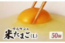 マルゲンの米たまご Lサイズ 50個 卵 たまご 鶏卵 にわとり 新鮮 こだわり 朝食 昼食 夕食 目玉焼き 卵焼き 玉子焼き たまご焼き 卵かけご飯 たまごかけご飯 オムレツ ゆで卵 卵料理 生卵 国産 産地直送 安心 安全 破損保証 割れ保証 送料無料 千葉県 旭市 有限会社マルゲン mrg002