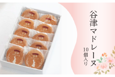 習志野市の特産品認定！お店の定番 谷津マドレーヌ（10個/個包装）
