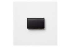 マチ付きカードケース 【黒ヌメ×ヘビ革】Hide series(ハイドシリーズ) HS03BK