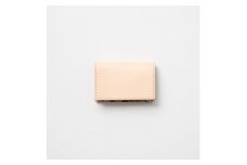 マチ付きカードケース 【白ヌメ×ヘビ革】　?Hide series(ハイドシリーズ) HS03NA?