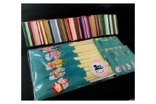 お祝いにおすすめ！折り鶴のテーブルコーディネート10組セット　〈緑色〉