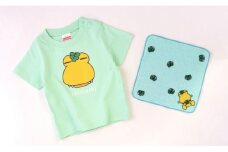 カシワニキッズTシャツ＆ハンドタオルセット　グリーン　90サイズ