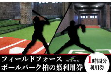 フィールドフォースボールパーク柏の葉利用券 【1時間利用チケット】