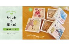 かしわの葉っぱ　〈森〉4個セット
