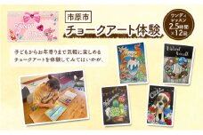 チケット 千葉 ワンディレッスン2.5時間×12回 体験 チョークアート 芸術 利用券 1日 レッスン 市原市 千葉県[№5689-1321]