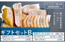 熟練職人が素材を厳選してつくるハム ソーセージ 詰め合わせ ギフトセット B ウインナー ロースハム 人気商品 満足セット 合成保存料合成着色料不使用 st-p