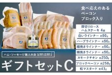 熟練職人が厳選素材でつくるハム ソーセージ 詰め合わせ ギフトセット C ウインナー ロースハム st-p