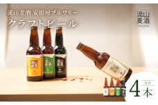 蔵のまちでうまれたクラフトビール【流山麦酒】クラフトビール詰合せ 4本セット 飲み比べ