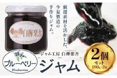 ジャム ブルーベリージャム 2個 180g × 2個  豊年楽市有限会社《30日以内に出荷予定(土日祝除く)》千葉県 流山市 パン ブルーベリー