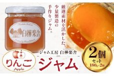 ジャム りんごジャム 2個 180g × 2個  豊年楽市有限会社《30日以内に出荷予定(土日祝除く)》千葉県 流山市 パン りんご