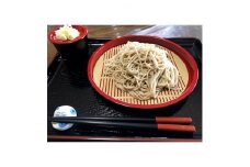 八千代市で栽培期間中農薬不使用で栽培されたそば粉を100%使用　のぶ蕎麦(半生麺8食とつゆセット)【1498759】
