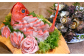 高級魚の金目鯛のしゃぶしゃぶと、鴨川を代表する海の幸サザエのセットです。