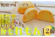 【鴨川フルーツケーキ】レモンケーキ「かもれもん」 12個 [0010-0311]