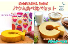 【期間限定】秋のカモガワバウム　おいもバウム＆プレーンバウム 各1個　[0010-0298]