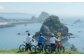 夏には気持ち良い潮風を浴びながら海岸沿いを。