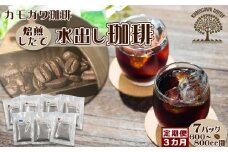 【カモガワ珈琲の定期便】焙煎したての水出し珈琲 ７バッグ《選べる３回・隔月》　[0029-0001]