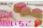 いちごケーキをいちごチョコレートでコーティングした鴨川発のいちごケーキ「かもいちご」