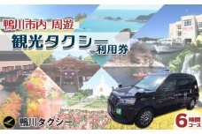 【千葉県鴨川市】観光タクシー貸切利用券 ６時間（定員４名／１台）　[0156-0001]