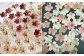 ワイヤーを成型し、ディップ液で花びらを作り色付け。一つのお花を仕上げるだけでも、繊細で大変多くの時間を要します。