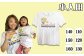 白いTシャツに、かわいい "ななちゃん"