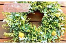 【MioMimosa】ミモザの蕾リース