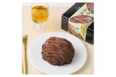 【ショコラティエ・ろまん亭】チョコモンブラン 4号 (12cm)