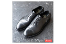 【26.5cm】トレーディングポスト パンチドキャップトウ[T602] （カラー：BLACK）