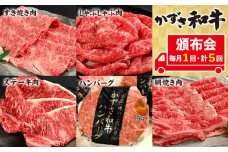 【頒布会（定期便）５ヶ月】富津市産「かずさ和牛」スペシャルセット【２月スタート分】