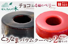 とろなまバウムクーヘン「とろなま2種セット（チョコ・4種のベリー）」 せんねんの木