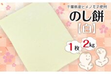 のし餅 ２kg×１枚（白）【12月29日発送】離島除く本州限定