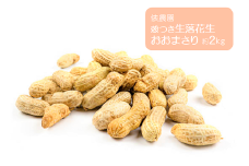 殻つき生落花生 おおまさり 2kg / 俵農園 / 豆 から付き おつまみ