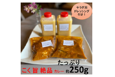 自家製ドレッシング&オリジナルレトルトカレー セット /創作れすとらん FURAIBO / ドレッシング