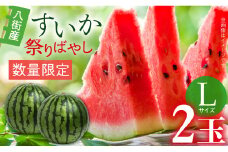 スイカ すいか 祭りばやし 2玉入り 先行予約 L サイズ 数量限定 大人気 楽天ふるさと納税 ふるさと納税制度 6月 西瓜 八街 フルーツ 2025年産 送料無料 国産 千葉県 夏 果物 甘い