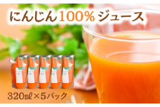 【 にんじん 100％ 】 さらっと飲みやすい 100％ 人参ジュース （ 5パック ） にんじんジュース ジュース100% ジュースにんじん 野菜ジュース