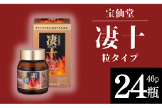 ＼ 宝仙堂 ／ 凄十 粒タイプ （ 46p × 24瓶 ） 八街市 千葉 エナジードリンク