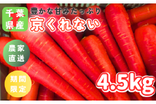 ＼ 先行予約 ／冬採れ「京くれない（リコピンにんじん）」4.5kg