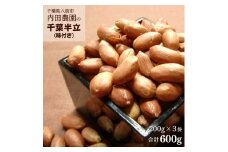 八街市産 落花生 味付き 600g 生産農家直送 自家農園製落花生 千葉半立 煎り落花生 八街産落花生 国産落花生 ブランド落花生［ 先行予約 2025年12月以降発送］    