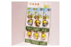 なし坊ストラップ「家族安泰」6個セット