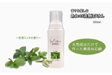 泡の洗顔石けん ミントの香り 200ml 保湿洗顔料